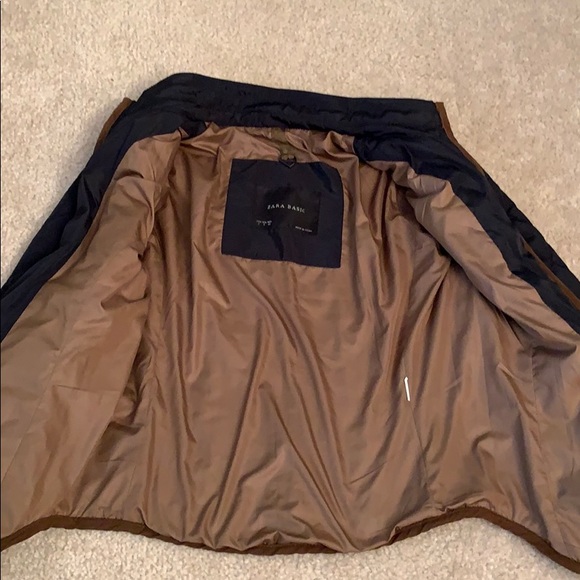 ZARA light weight jacket! Navy blue Size small - Picture 5 of 6